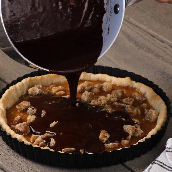 Chocolate Praline Pie Recipe - New Orleans School of Cooking