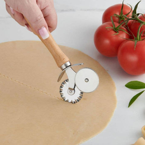 Fantes Double Pastry Ravioli Pasta Dough Cutter Crimper