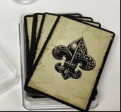 Antique Fleur De Lis Playing Cards