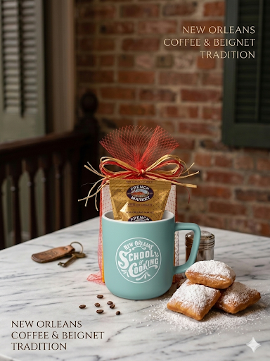 Class Pack: Coffee and Beignets (Blue Mug)
