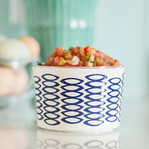 Pebbles Navy Dip Bowl
