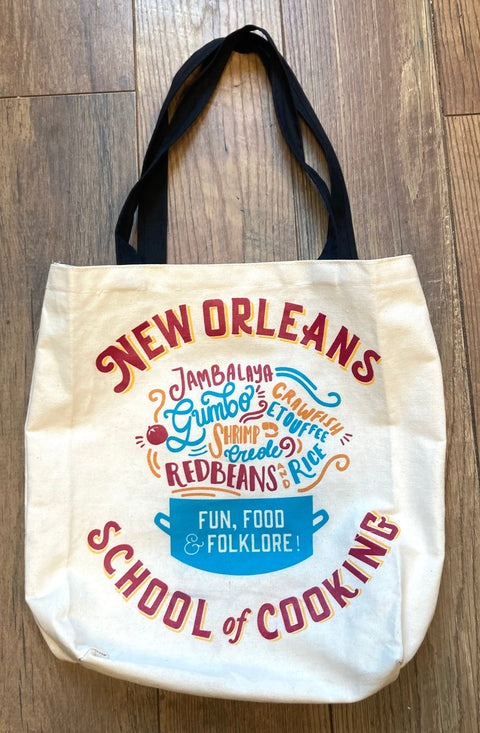 New Orleans School of Cooking Tote Bag