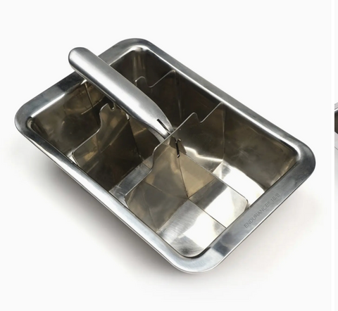 Metal Ice Cube Tray - Large Cubes