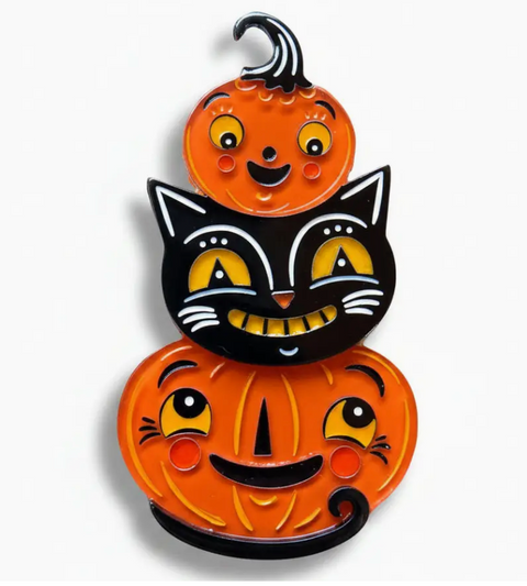 Jolly Jack Pumpkin Stack Brooch