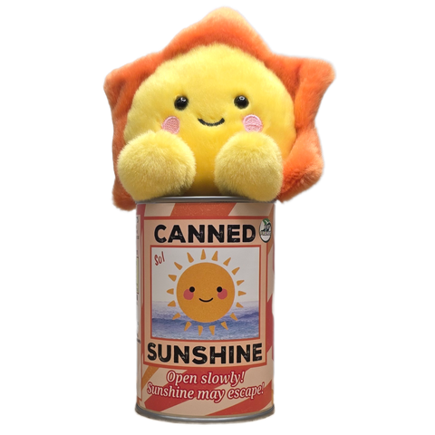 Sol the Canned Sunshine - Eco-Friendly Sun Plush w/Jokes: Pop Top Lid