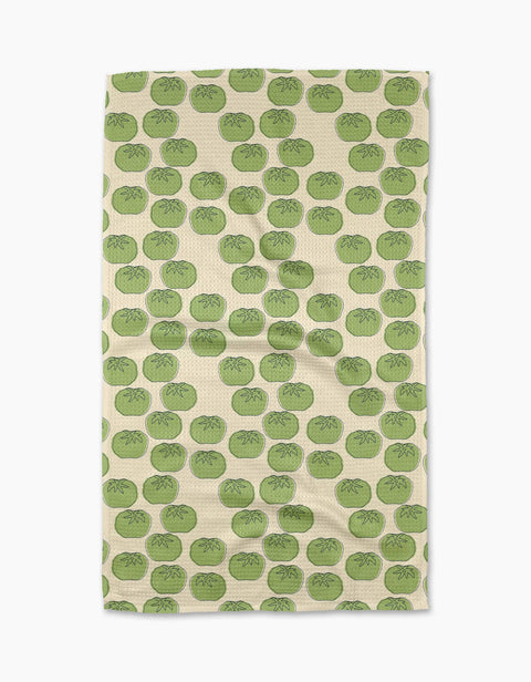 Green Tomatoes Tea Towel