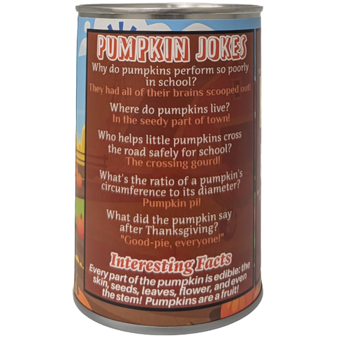 Gourdo the Canned Pumpkin