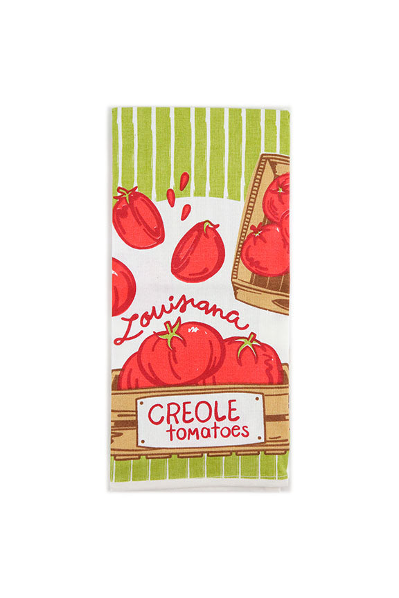 Louisiana Creole Tomatoes Tea Towel