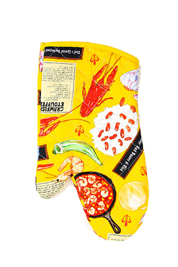 Louisiana Recipe Oven Mitt