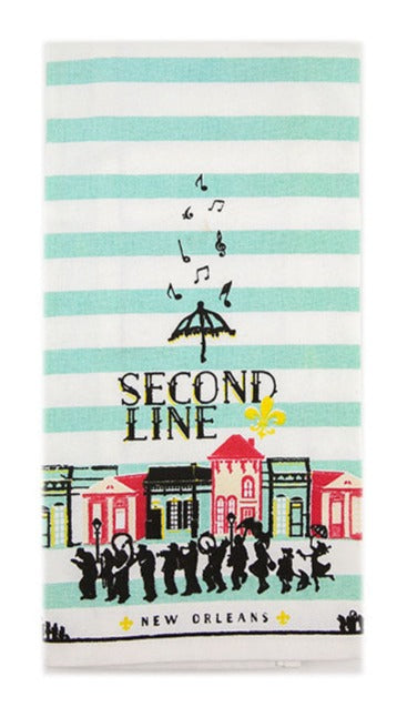 Christmas In New Orleans Kitchen Towel