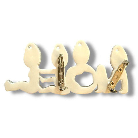 Playful Pixies NOEL Brooch