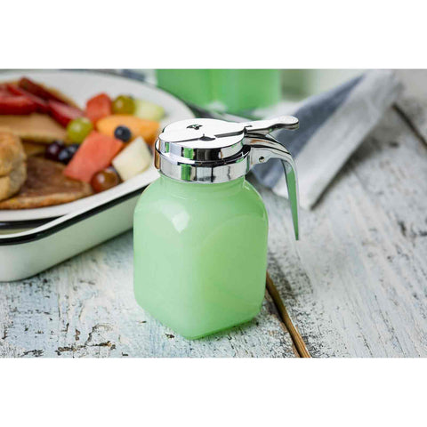 Jadeite Glass Collection 6 oz Syrup Dispenser