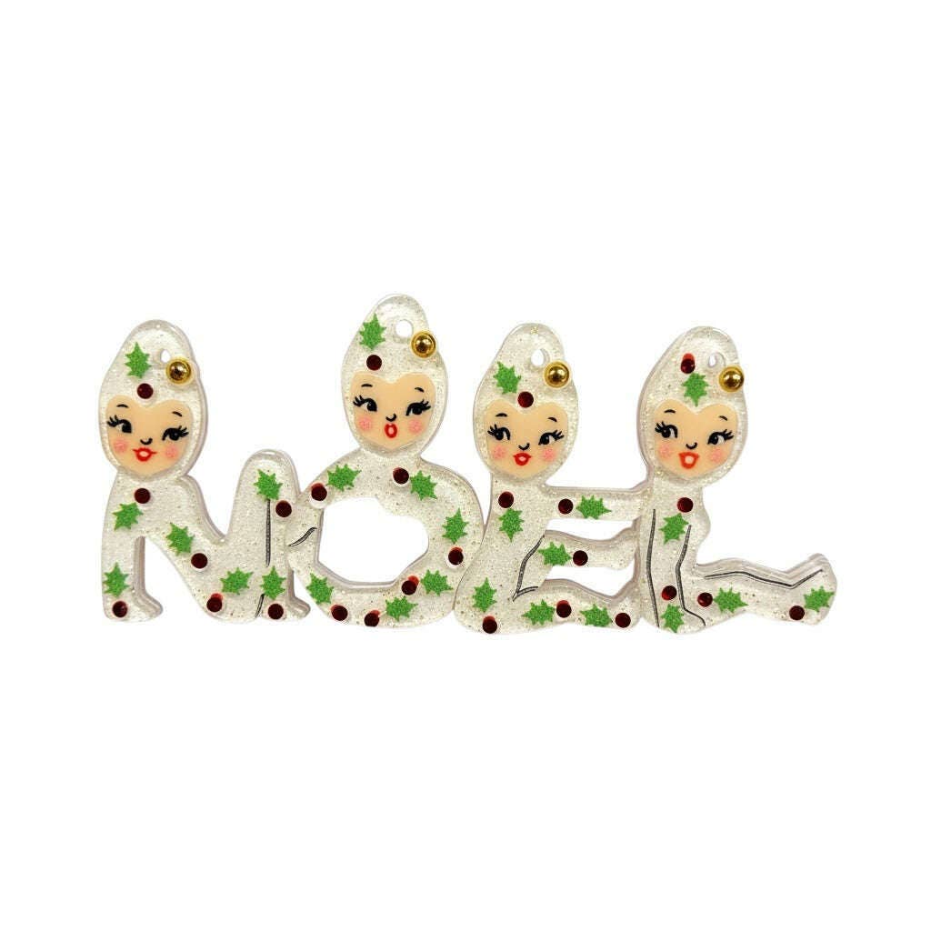 Playful Pixies NOEL Brooch