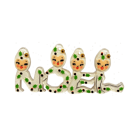 Playful Pixies NOEL Brooch