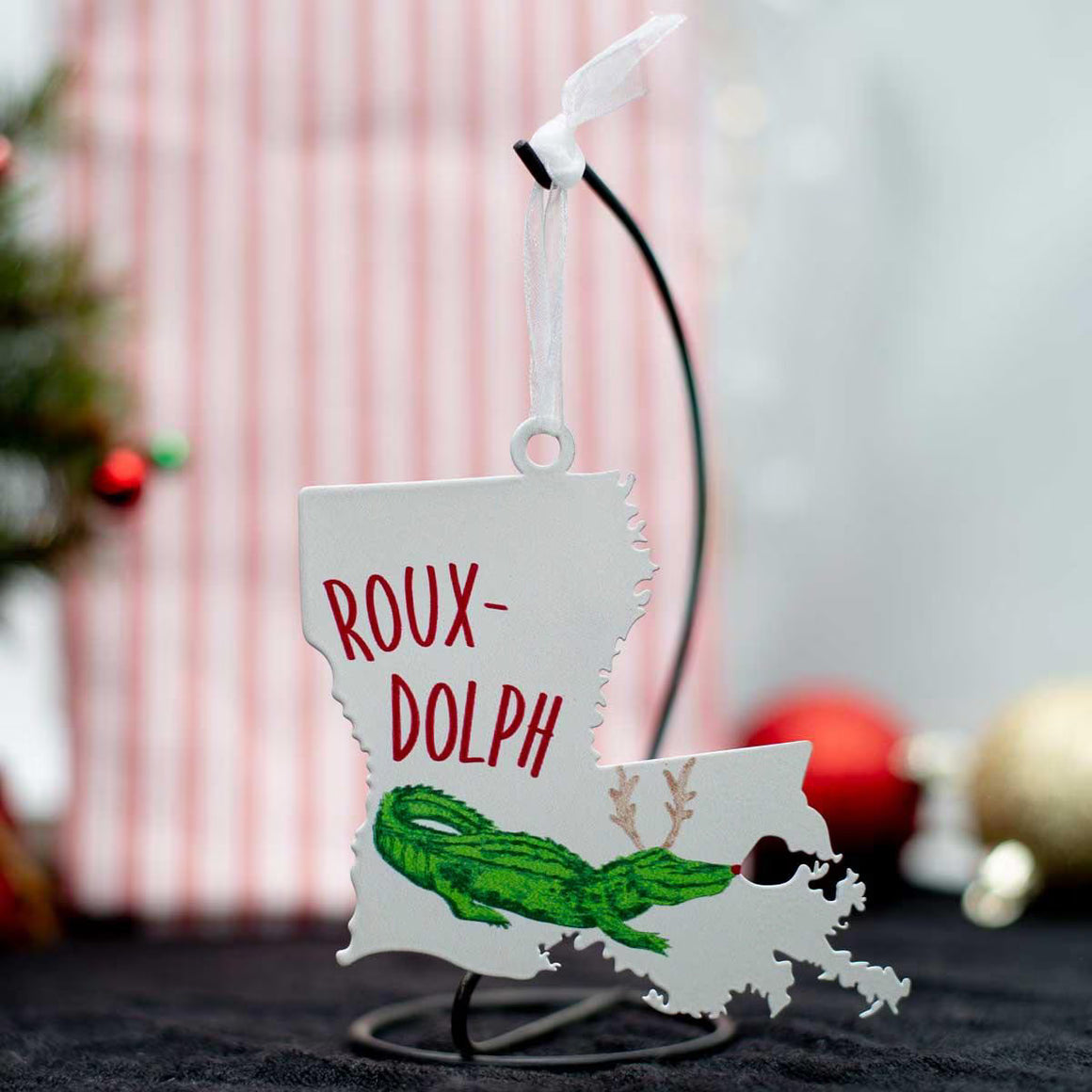 Galvanized Roux Dolph Ornament