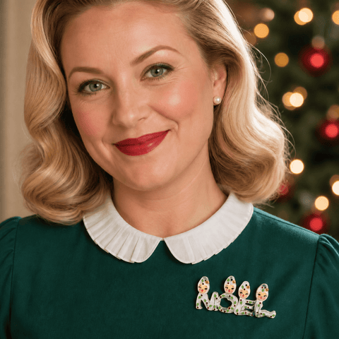 Playful Pixies NOEL Brooch