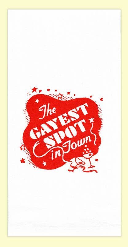 Gayest Spot Kitchen Towel