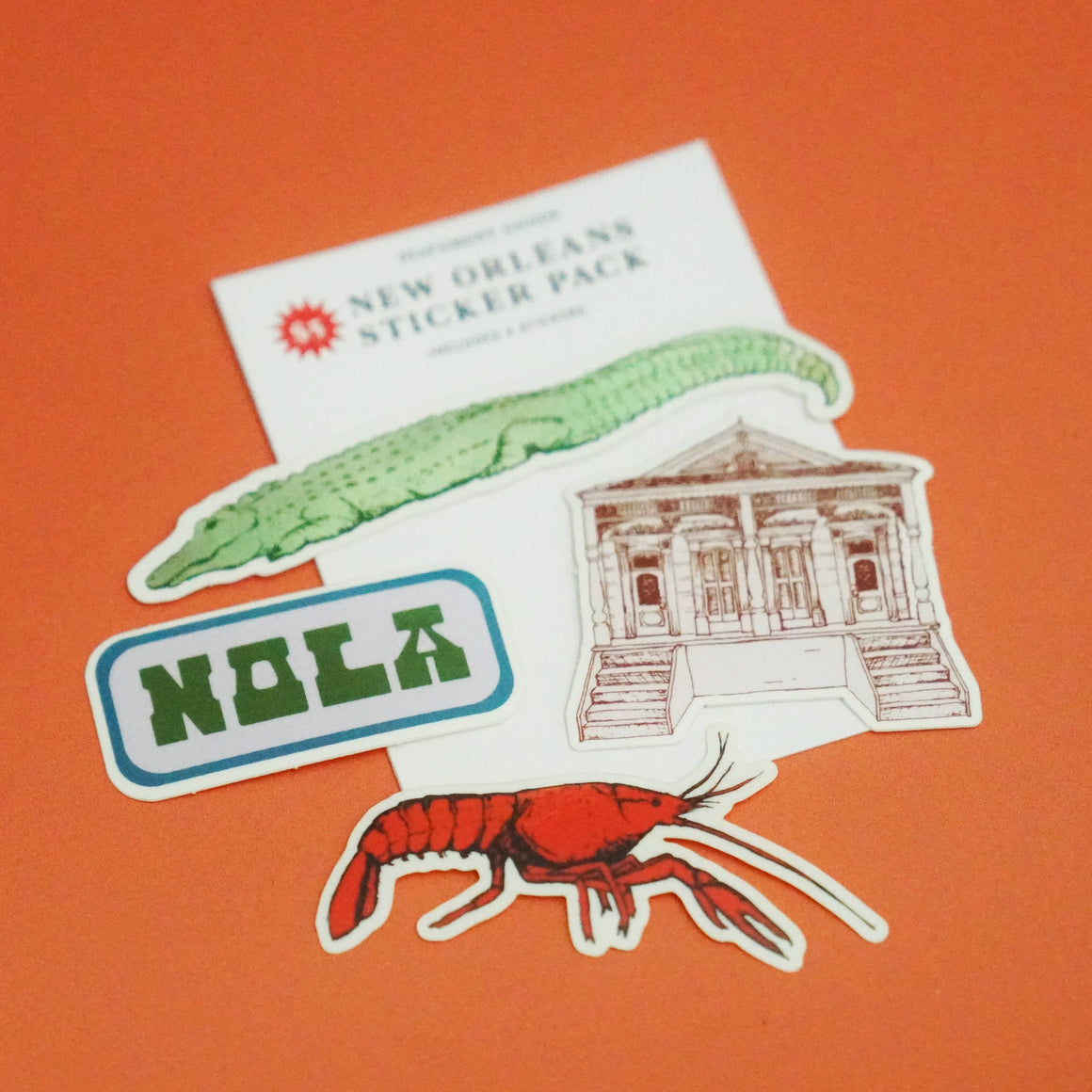 New Orleans Sticker Pack - Red Star