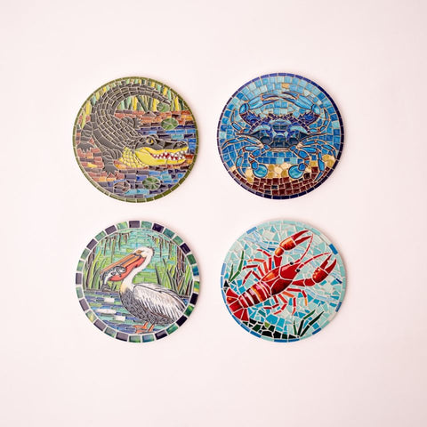 Louisiana Wildlife Coasters (Set of 4)