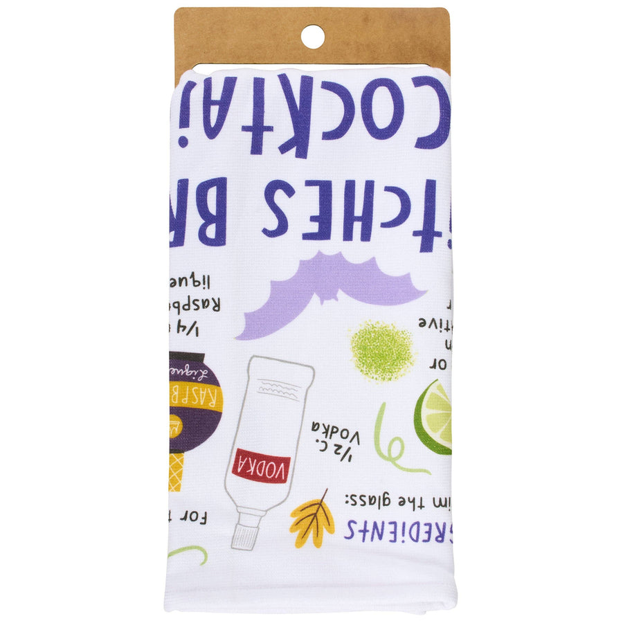 Witches Brew Cocktail Kitchen Towel