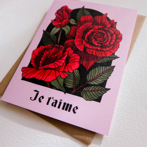Je T'aime (I Love You) Card
