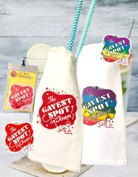 Gayest Spot Kitchen Towel