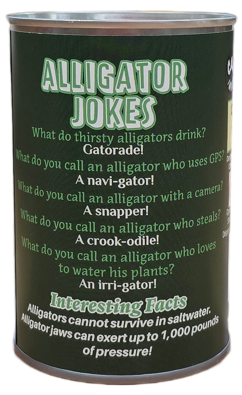 Rex the Canned Alligator