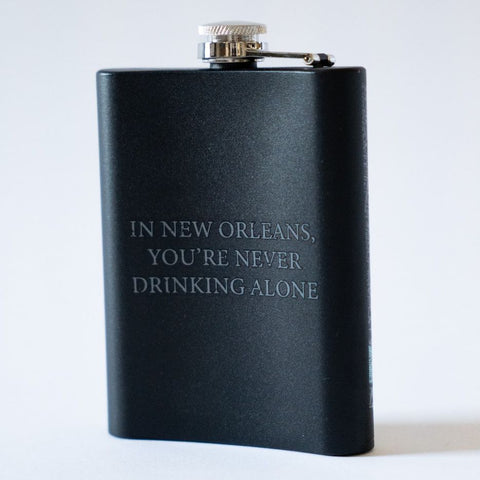 New Orleans Map Flask