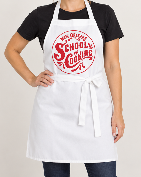 45th Anniversary Collection-Red Retro Logo Apron