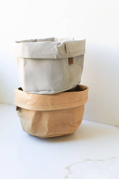 Washable Paper Bag: Brown