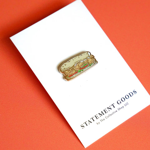 Po-Boy Enamel Pin