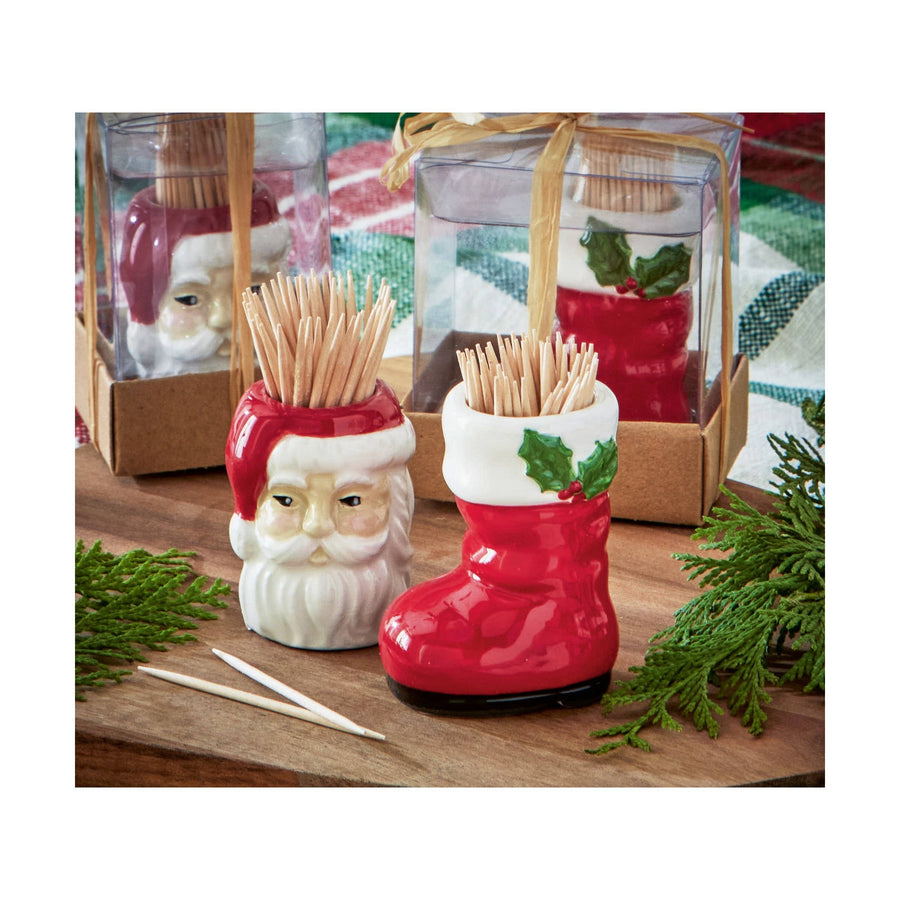 Santa's Boot Toothpick Holder