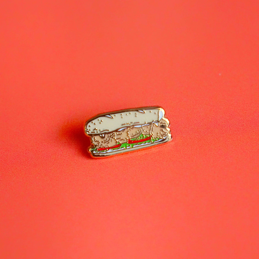 Po-Boy Enamel Pin