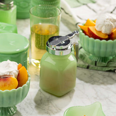 Jadeite Glass Collection 6 oz Syrup Dispenser