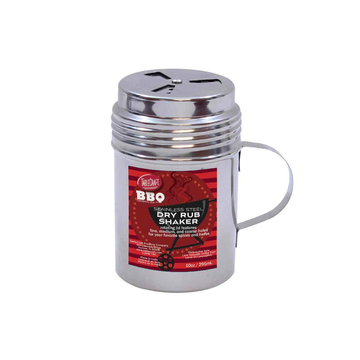 10 oz Dry Rub Shaker with Handle