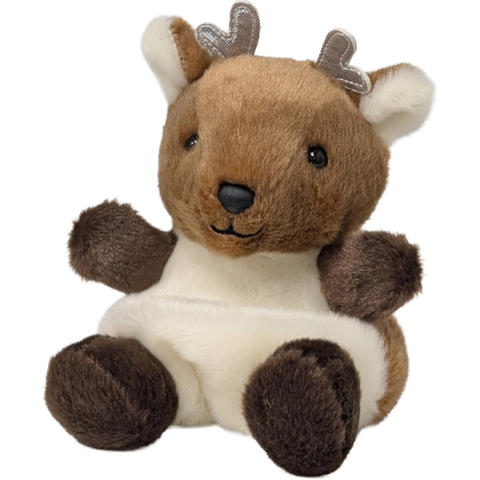 Jingle the Canned Reindeer - Christmas Plush in Can w/Jokes: Pop Top Lid