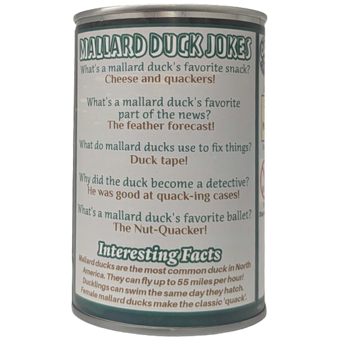 Waddles the Canned Mallard Duck