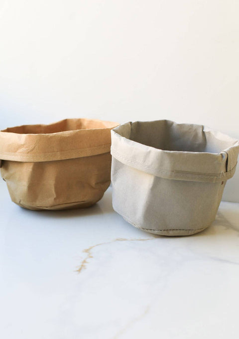Washable Paper Bag: Brown