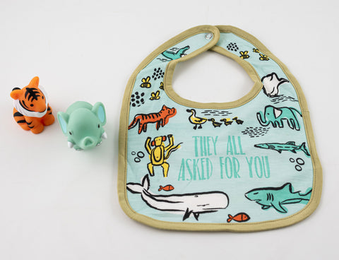 Baby Bib Blue
