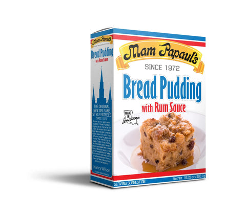 Mam Papaul's Bread Pudding w/ Rum Sauce
