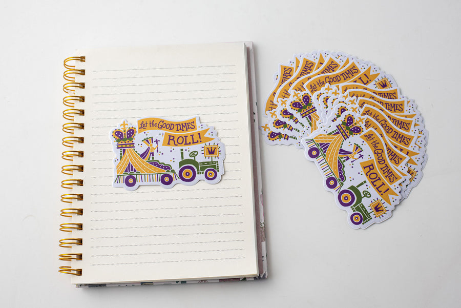 Sticker – Let the Good Times Roll Mardi Gras