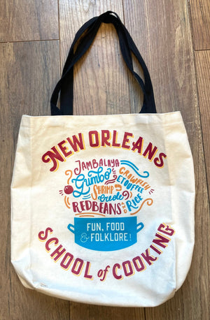 New Orleans School of Cooking Tote Bag