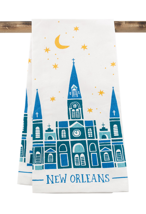 Nighttime in New Orleans Towel