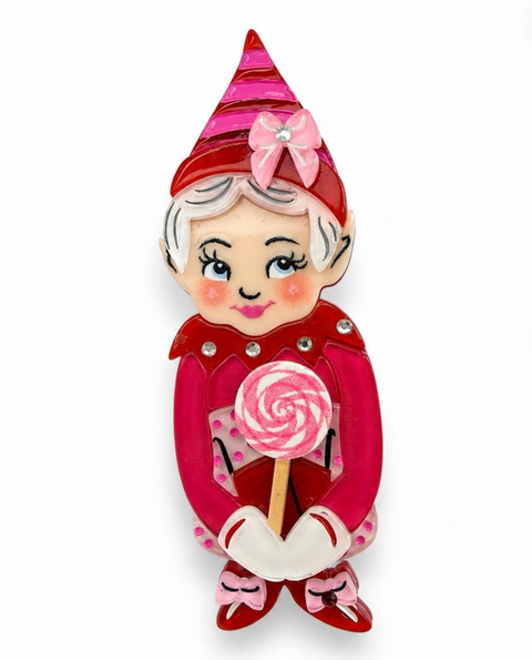 Peppermint Pixie Brooch