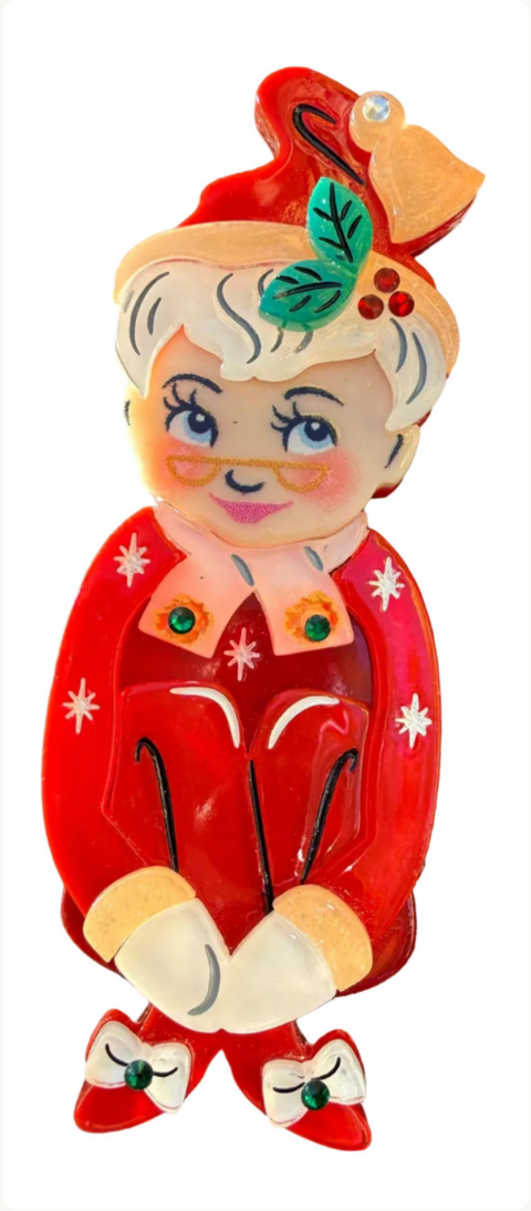 Mary Kitschmas Brooch