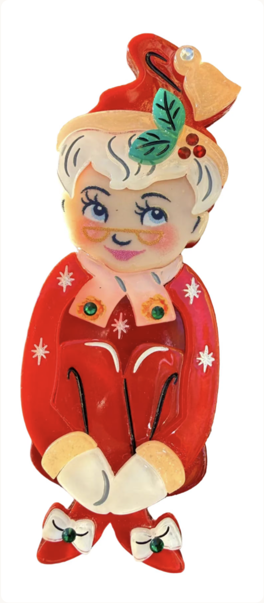 Mary Kitschmas Brooch