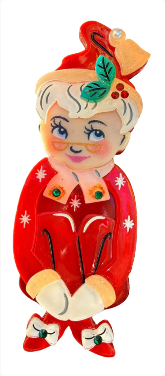 Mary Kitschmas Brooch