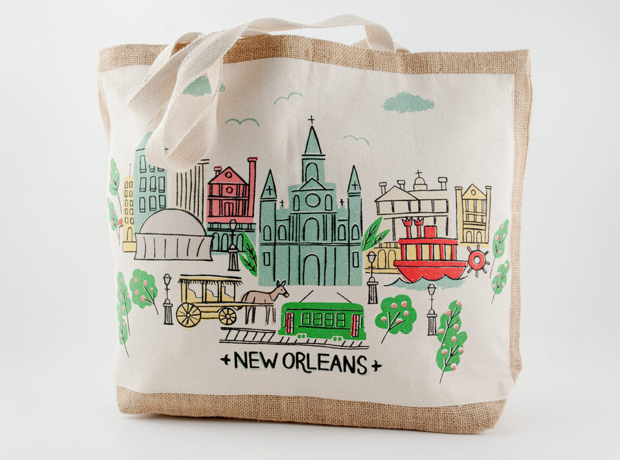 Colorful French Quarter Tote