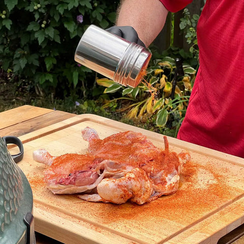 10 oz Dry Rub Shaker with Handle