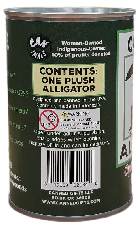 Rex the Canned Alligator